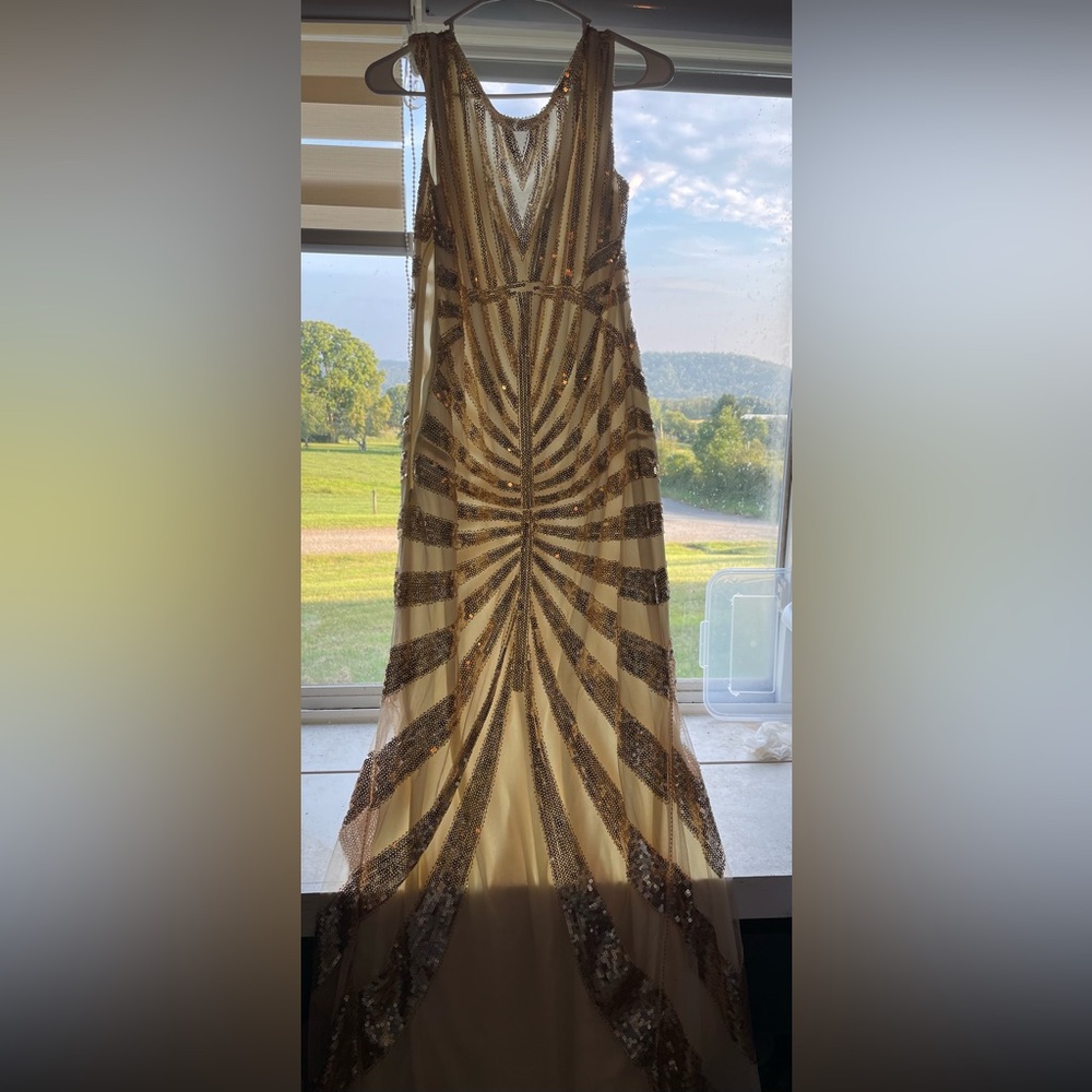 Metme Gold floor length dress